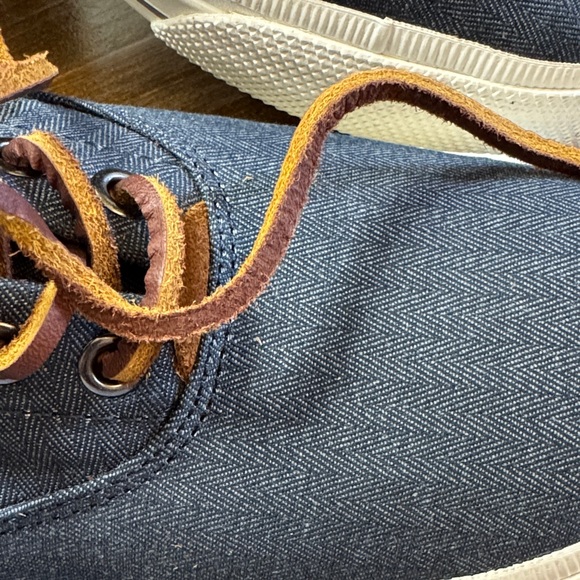 Polo by Ralph Lauren Men's Navy and Brown Sneakers - Picture 3 of 6